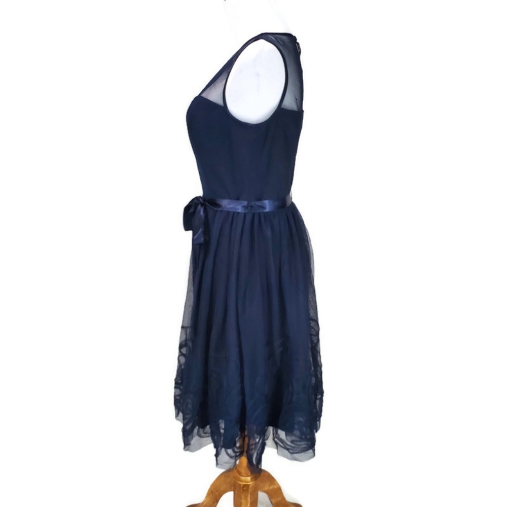 NWT Eliza J Illusion Lace Homecoming Prom Party Wedding Guest Beautiful Dress S - Picture 7 of 16